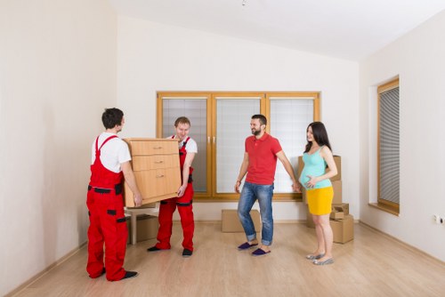 Local Acton packing service with boxes ready for relocation