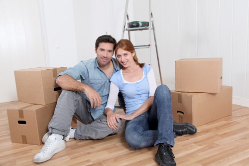 Staff member reviewing safety procedures in a self storage environment