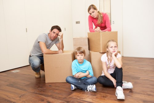 Seasonal student items prepared for storage in Acton