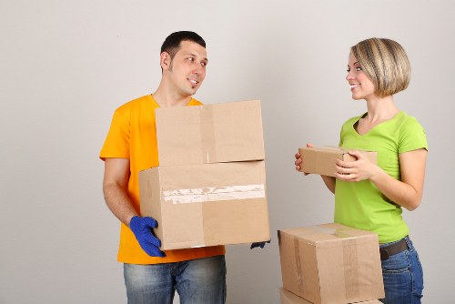 Moving day preparations for house removals in Acton