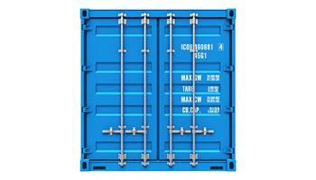 acton metal storage container w12